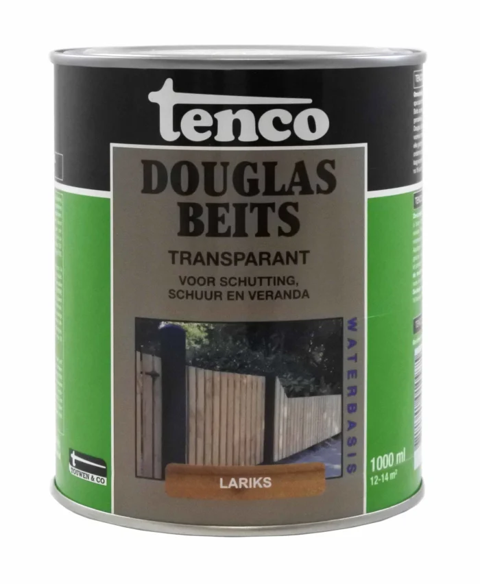 Tenco Douglas beits transparant lariks 1l verf/beits - bruin