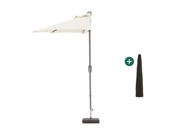 Shadowline balkonparasol 255x135cm – Wit