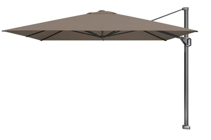 Platinum Sun & Shade | Zweefparasol Challenger T¹ Telescoop Premium 350 x 350 cm | Havana