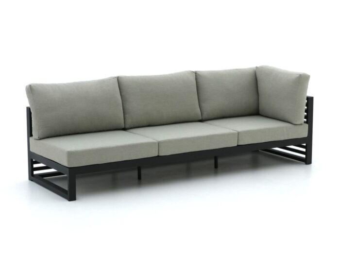 Bellagio tuinmeubelen Bellagio Cadora lounge tuinbank 3-zits linkerarm 246cm Laagste prijsgarantie! – Grijs