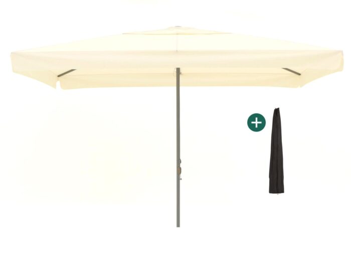 Shadowline Bonaire parasol 400x300cm Laagste prijsgarantie! – Wit