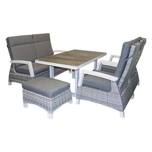 Trestino Rovereto Sofa Lounge diningset 4 persoons – tweekleurig