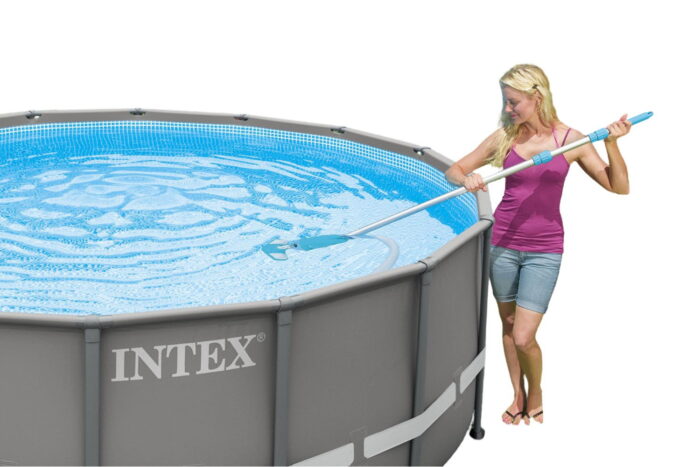 Intex Telescopische aluminium buis 274cm – grijs