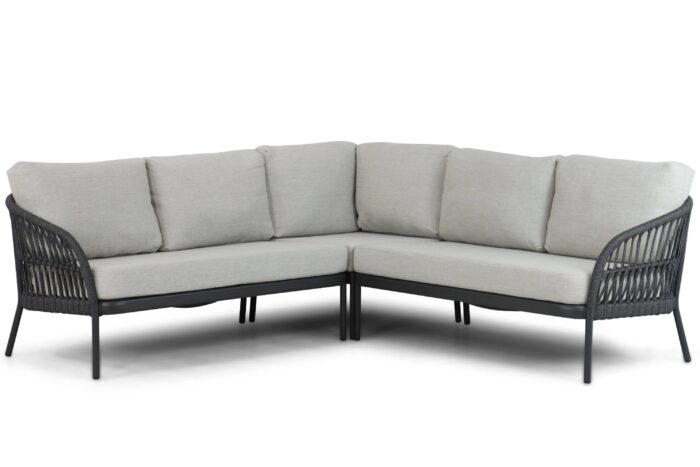 Coco Puerto hoek loungeset 3-delig – Grijs-antraciet