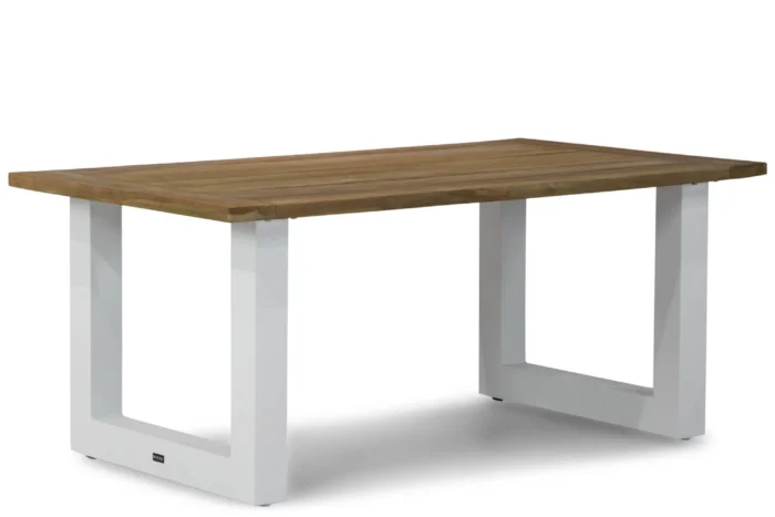 Lifestyle Garden Furniture Talai dining tuintafel wit 180 x 100 cm