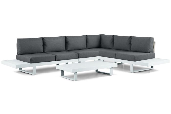 Lifestyle Garden Furniture Lorenzo hoek loungeset 7-delig – Wit