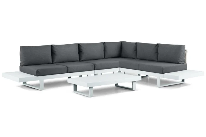 Lifestyle Garden Furniture Lorenzo hoek loungeset 7-delig - Wit