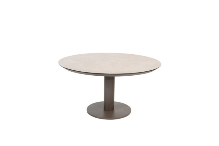 Taste Sarah low dining tafel terre printed keramiek rond dia. 130 cm