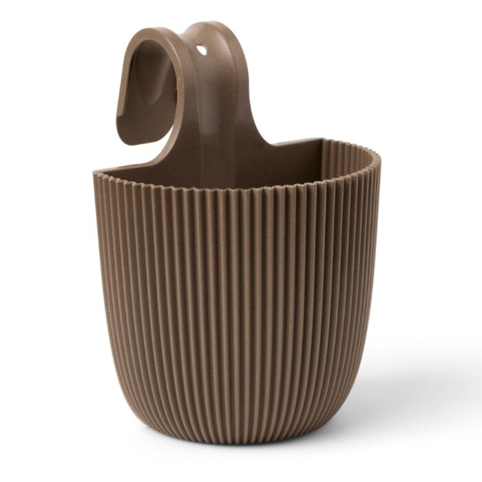 Capi europe Balkonbak 21×28 warm taupe bloempot – grijs;paars;wit
