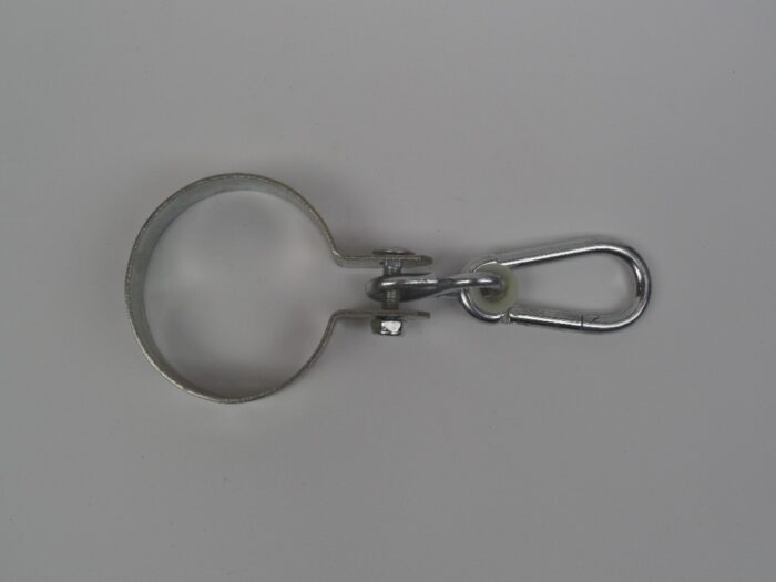 Hermic Schommelring verzinkt diam. 100 mm met karabijnhaak