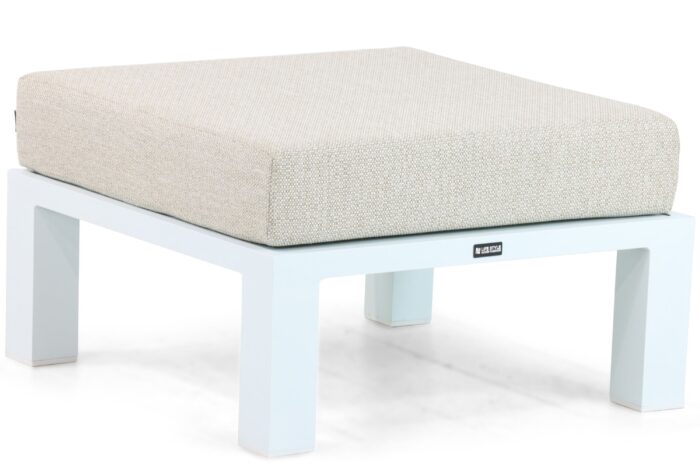 Lifestyle Garden Furniture Luca lounge voetenbank – Wit