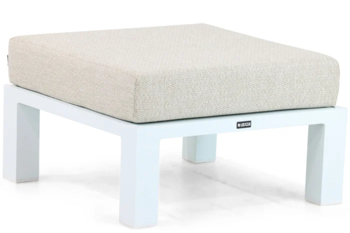 Lifestyle Garden Furniture Luca lounge voetenbank - Wit
