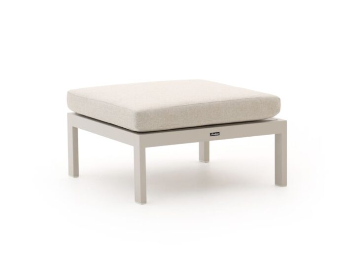 Manifesto Furniture Manifesto Alzano lounge voetenbank 78x78cm Laagste prijsgarantie! – Wit