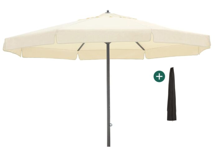 Shadowline Java parasol ø 500cm Laagste prijsgarantie! – Wit