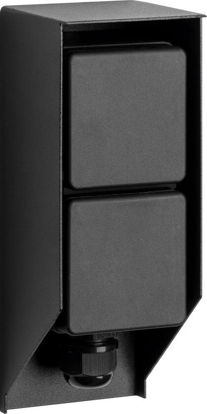 Ks verlichting Double Wall zwart