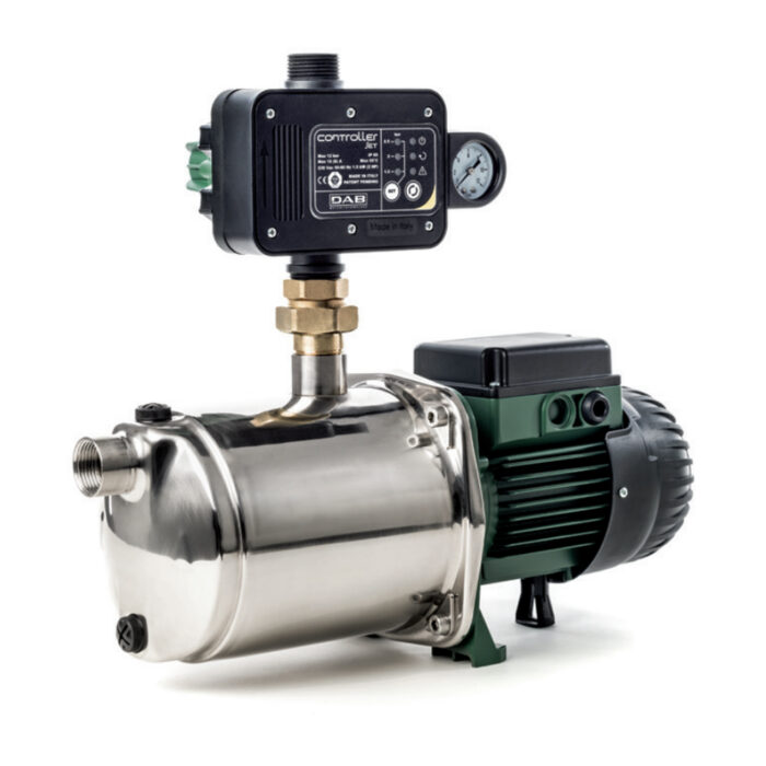 Dab EuroInox 40/50 M + Control-D Hydrofoorpomp – Groen/ zwart / RVS