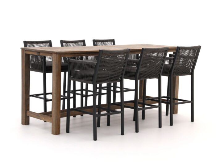 Manifesto Furniture Manifesto Rivola/ROUGH-X 240cm barset 7-delig Laagste prijsgarantie! – Bruin