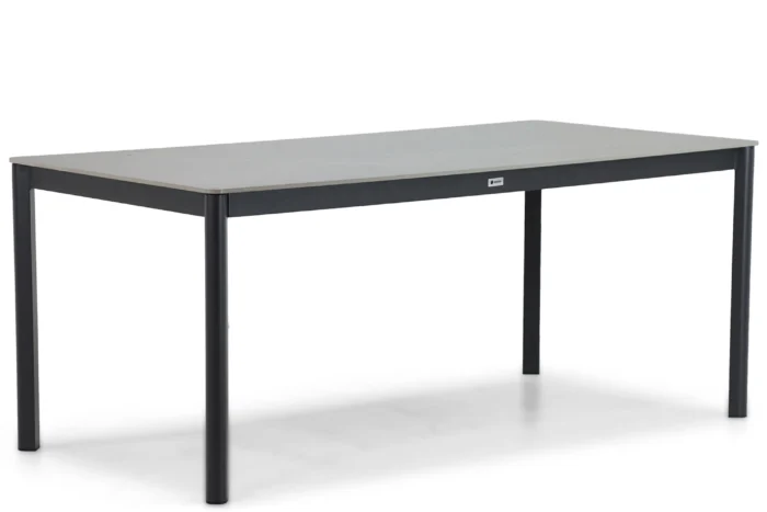 Coco Como dining tuintafel 180 x 90 cm - Grijs-antraciet