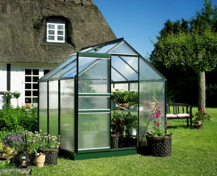 Royal well Tuinkas Popular 66 groen gecoat van polycarbonaat 4mm – tweekleurig