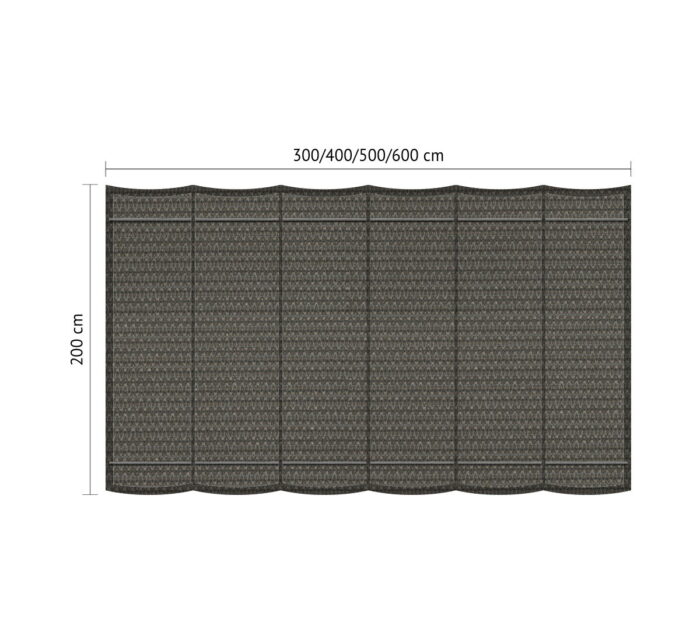 Shadow comfort Harmonicadoek B 2,00 x L 4,00 m Cool Grey – grijs
