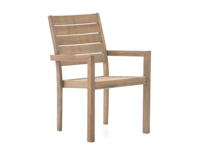 ROUGH Furniture ROUGH-S dining tuinstoel stapelbaar – Bruin