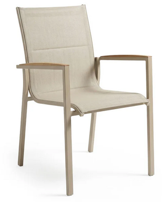 Tierra outdoor Foxx stapelstoel champagne