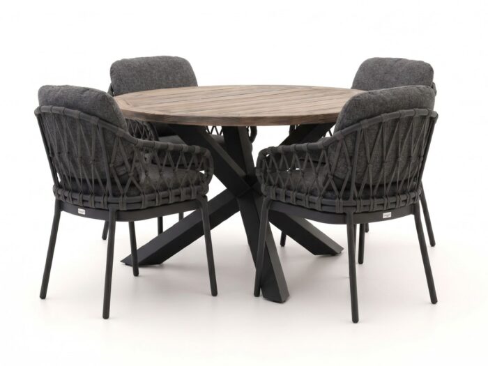 Tierra Outdoor Natal/ROUGH-Y ø120cm dining tuinset 5-delig