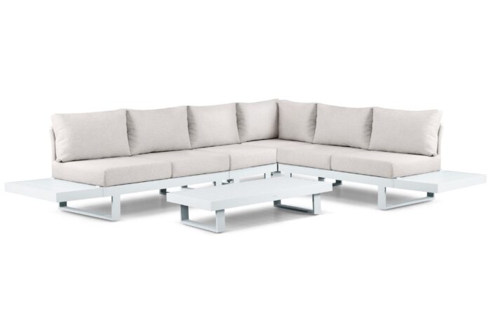 Lifestyle Garden Furniture Lorenzo hoek loungeset 7-delig – Wit