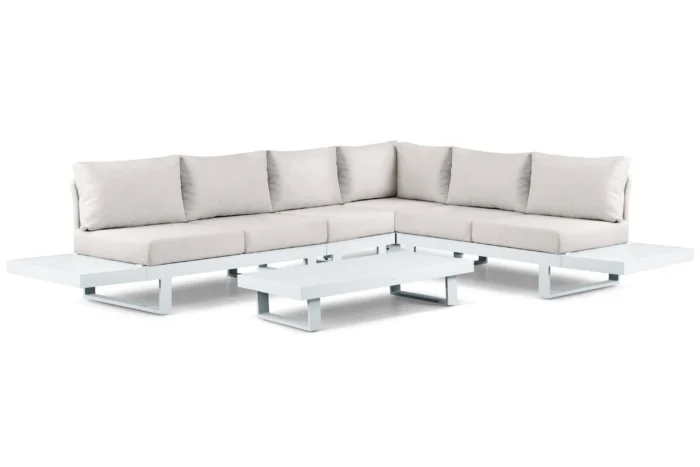 Lifestyle Garden Furniture Lorenzo hoek loungeset 7-delig - Wit