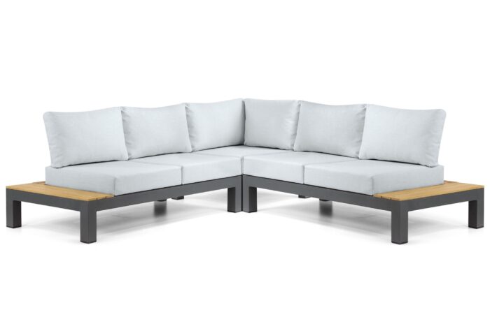 Lifestyle Garden Furniture Vittoria hoek loungeset 3-delig – Grijs-antraciet