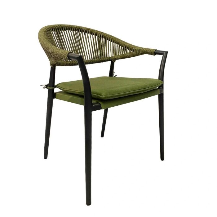 Own Casino Diningstoel Seaweed/Antraciet – groen