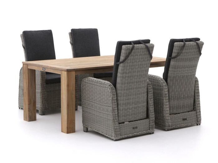 Intenso Furniture Intenso Umbria/ROUGH-X 180cm dining tuinset 5-delig verstelbaar Laagste prijsgarantie! – Bruin