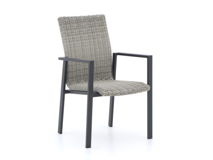 Manifesto Furniture Manifesto Villongo dining tuinstoel stapelbaar Laagste prijsgarantie! – Grijs