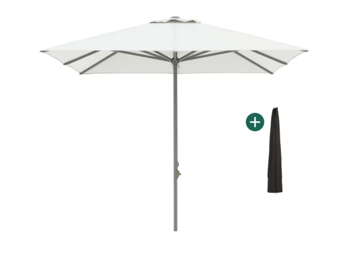 Shadowline Cuba parasol 300x300cm - Grijs