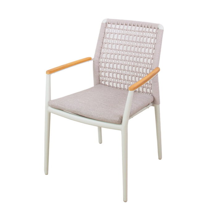 Oosterik home Masonville dining stoel sunny creme – beige