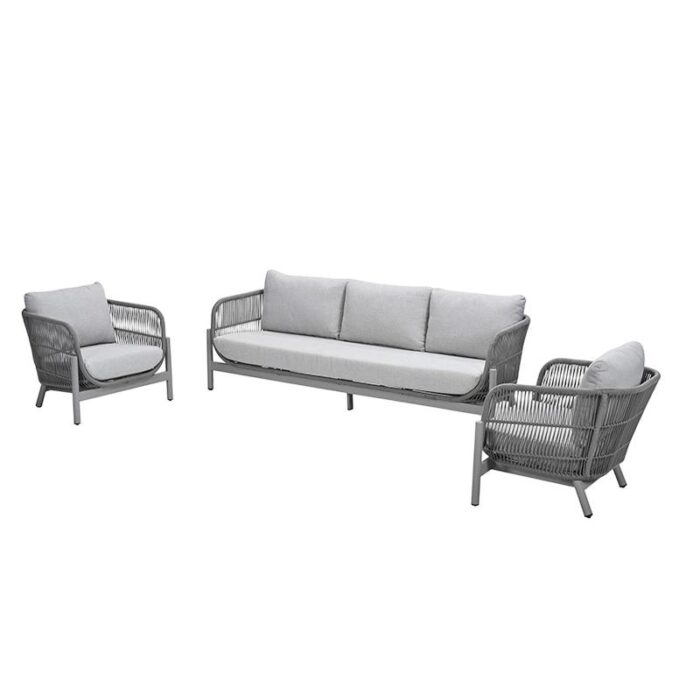 Garden impressions Catanzaro Loungeset Taupe/Valley Sand
