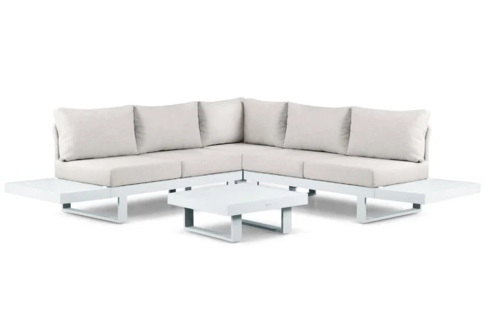 Lifestyle Garden Furniture Lorenzo hoek loungeset 6-delig - Wit