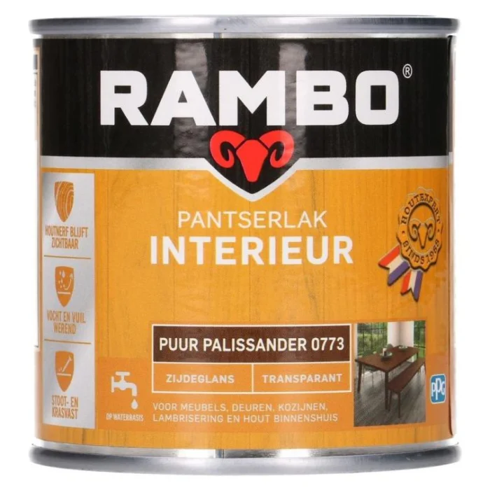 Rambo Pantserlak interieur zg 773 0,25l - transparant