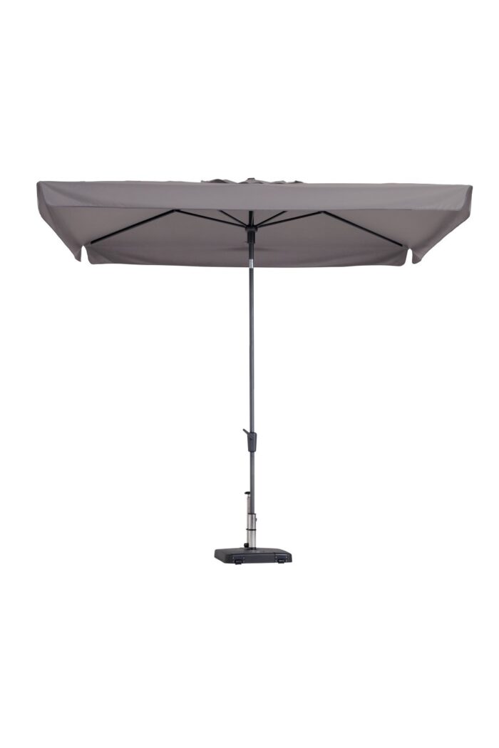 Madison Stokparasol Delos luxe 200×300 cm Polyester taupe zonwering – bruin