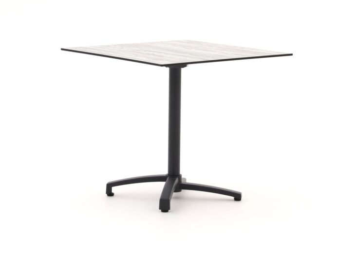 Bellagio tuinmeubelen Bellagio Canzo klaptafel 80x80x73cm Laagste prijsgarantie! – Grijs