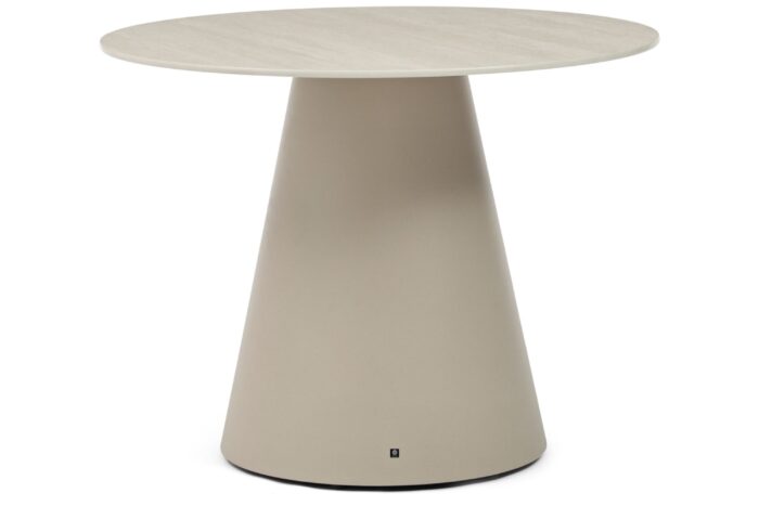 Santika Furniture Serino dining tuintafel 100 cm – Zand/Beige