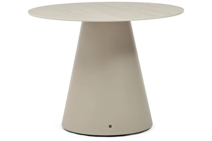 Santika Furniture Serino dining tuintafel 100 cm - Zand/Beige