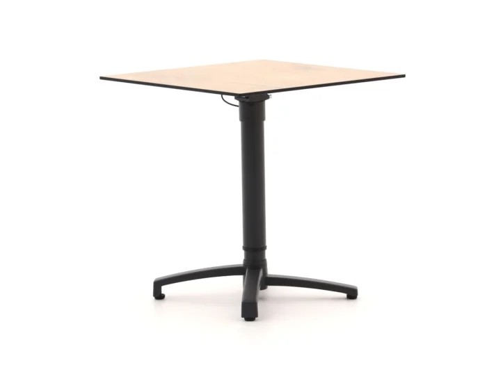 Bellagio tuinmeubelen Canzo klaptafel 70x70x73/109cm verstelbaar - Grijs