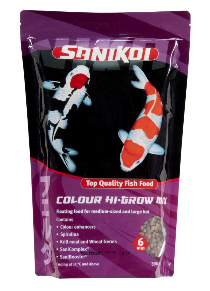 Velda Karpervoer Sanikoi Colour Hi-Grow Mix 6 mm 3 liter
