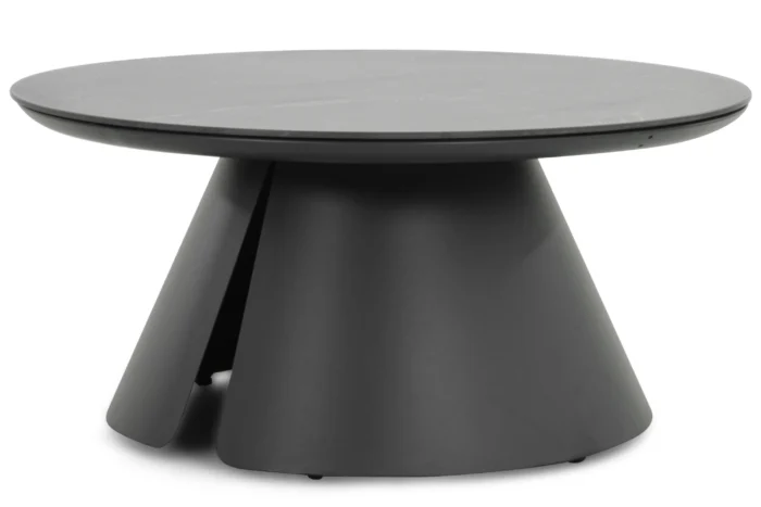 Santika Cayora lounge tuintafel 80 cm - Grijs-antraciet