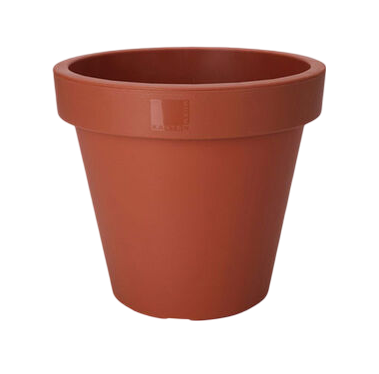 Nampook Bloempot rond 25 x 22 cm terracotta – bruin