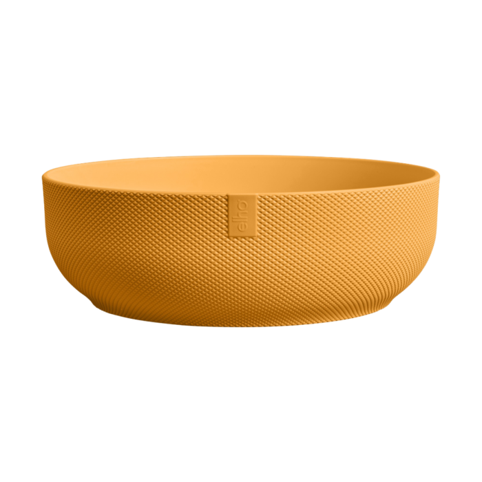 Elho Jazz bowl 28cm amber geel bloempot