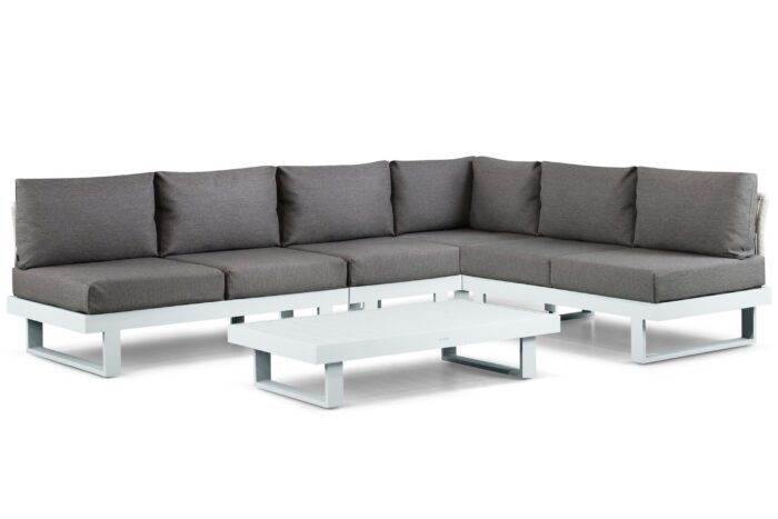 Lifestyle Garden Furniture Lorenzo hoek loungeset 5-delig – Wit