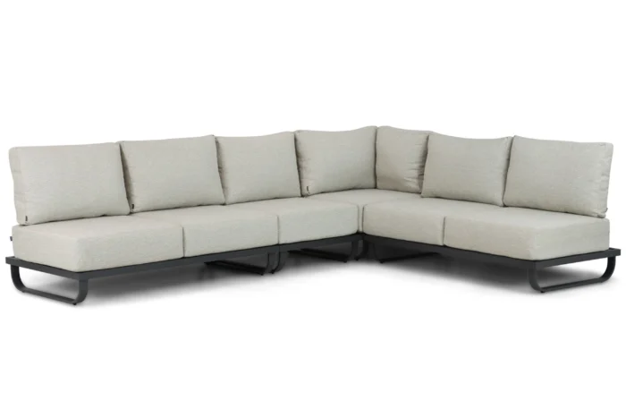 Lifestyle Garden Furniture Venice hoek loungeset 4-delig - Grijs-antraciet