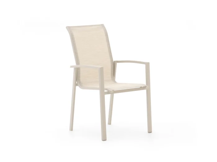 Forza Furniture Centallo dining tuinstoel stapelbaar - Taupe